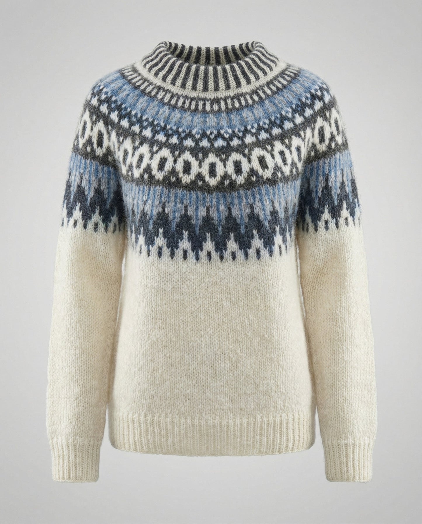 Damen Strickpullover Nordisch Merino