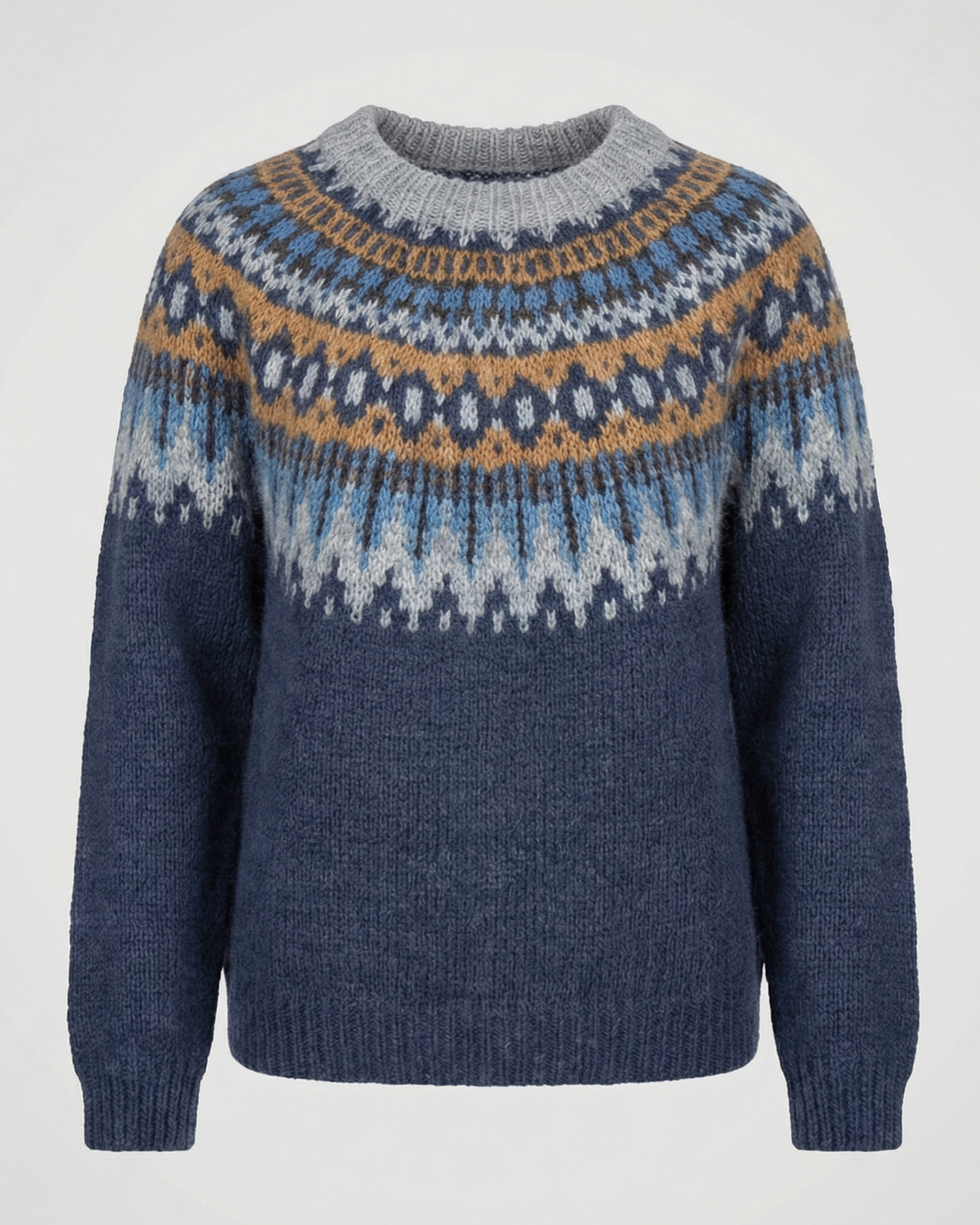 Damen Strickpullover Nordisch Merino