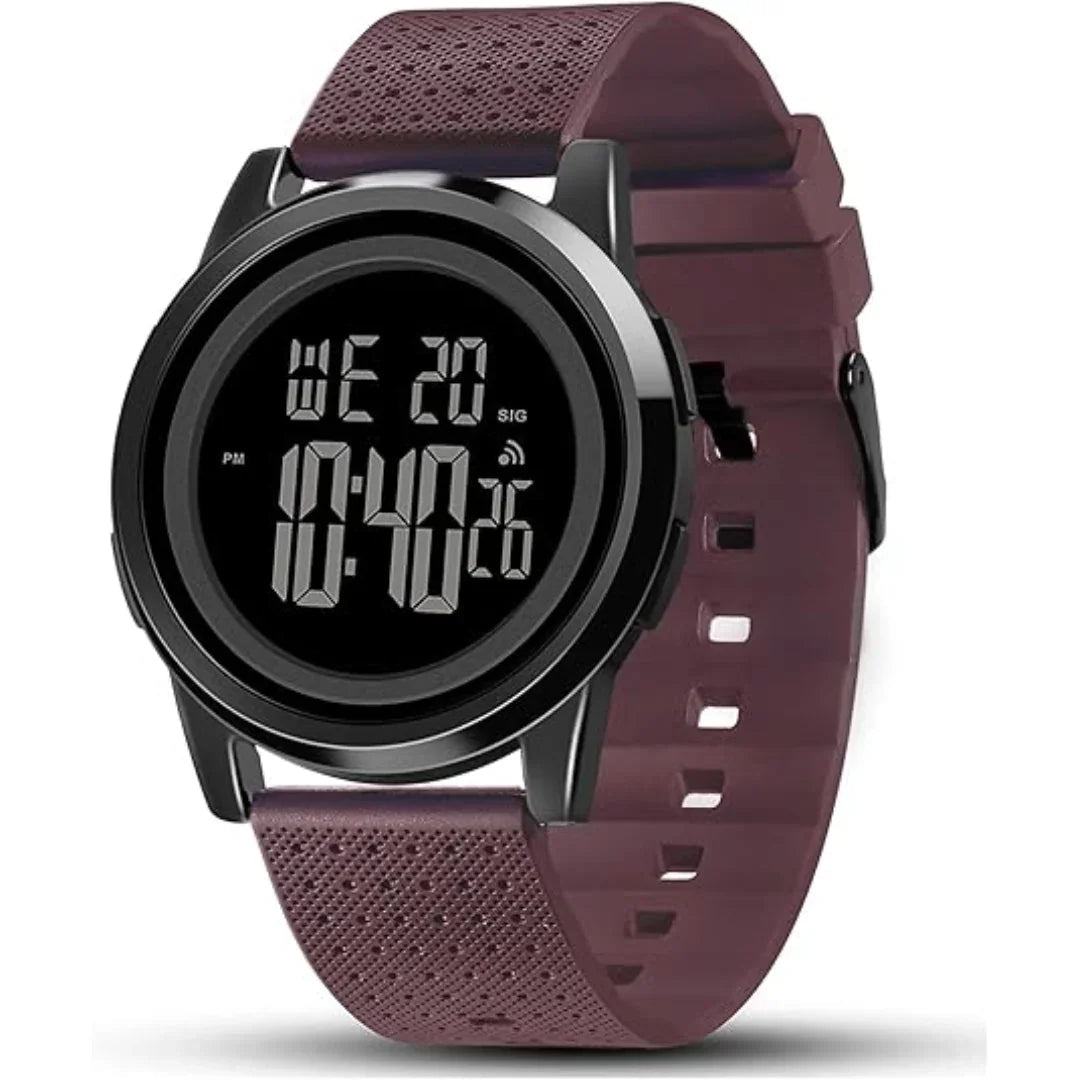 Ultradünne Armbanduhr Wasserfest Digitalanzeige