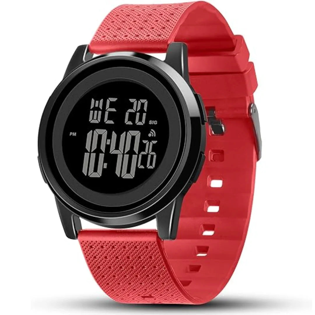 Ultradünne Armbanduhr Wasserfest Digitalanzeige