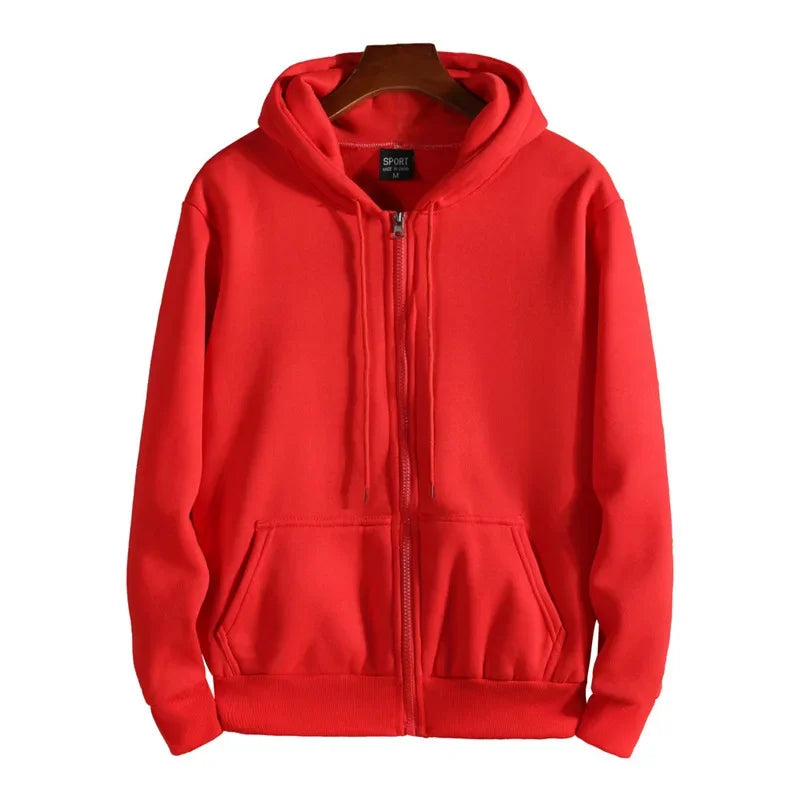 Norvielle Herren Kapuzenpullover Reißverschluss