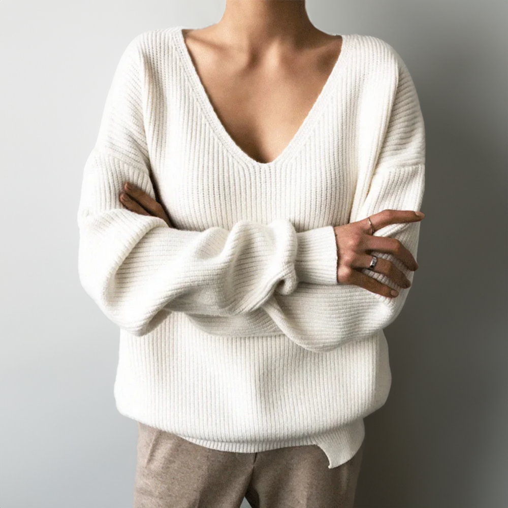 Norvielle Damen Pullover Bequem