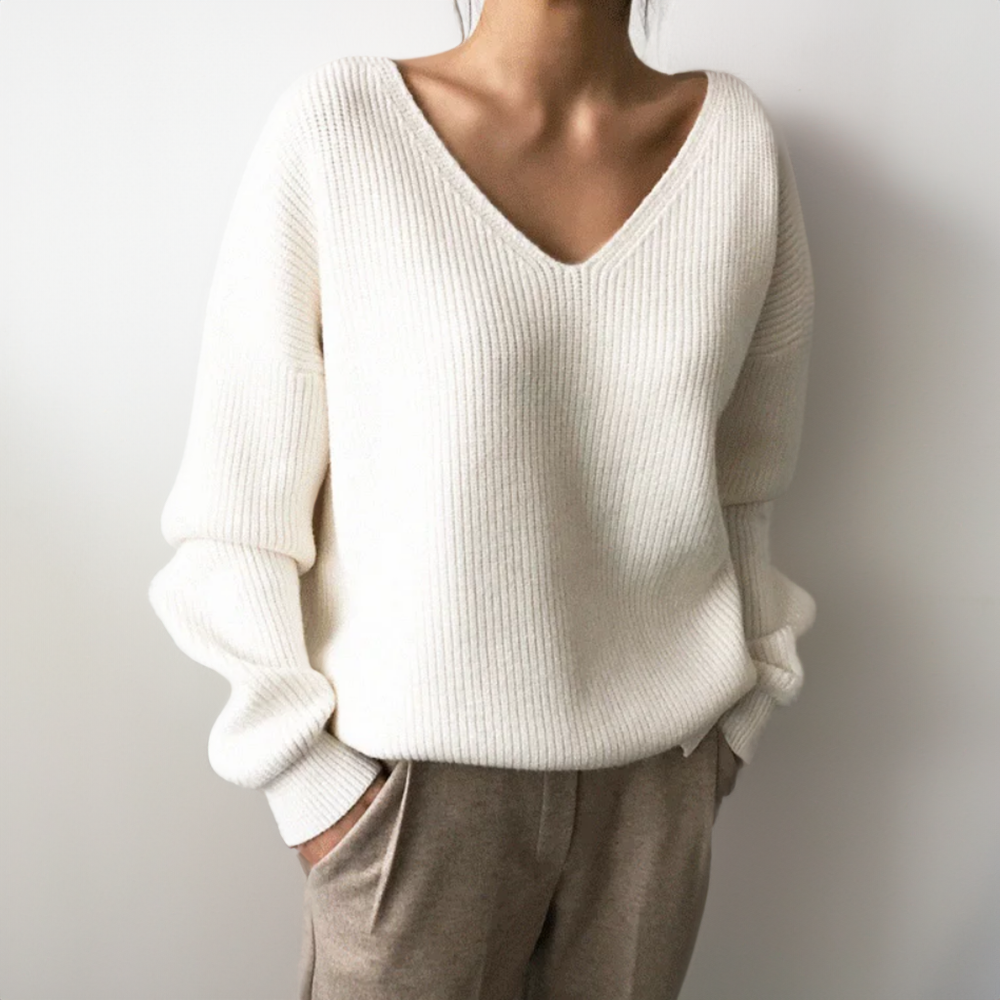 Norvielle Damen Pullover Bequem