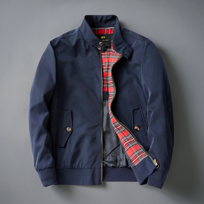 Herren Bomberjacke Karomuster Futter
