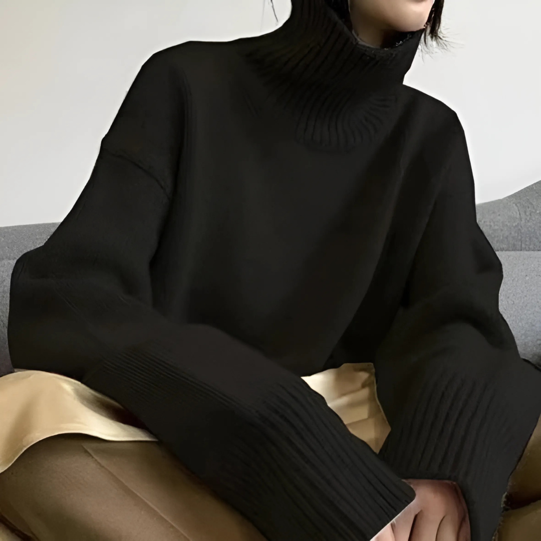 Lottie Damen Cashmere Pullover Stehkragen