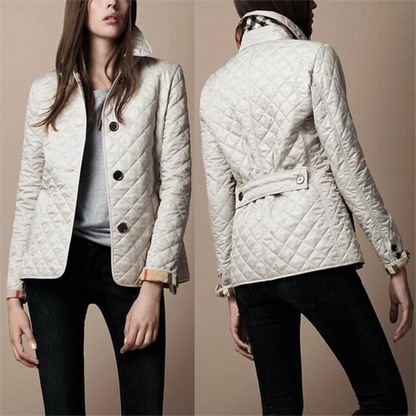 Norvielle Übergangsjacke Quilted Steppjacke Beige