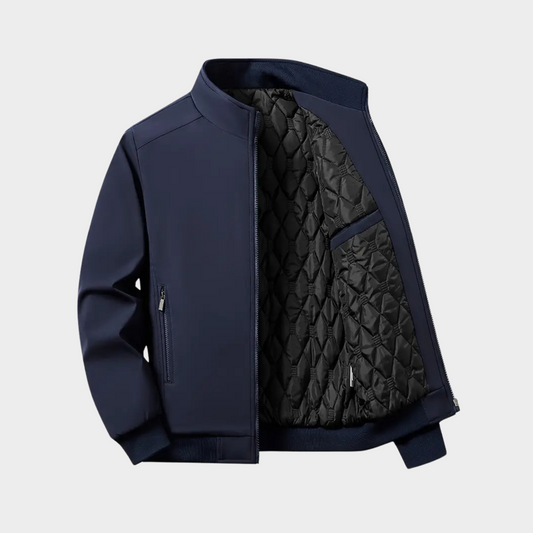 Herren Softshelljacke Wind- und Wasserdicht Schwarz - Norvielle