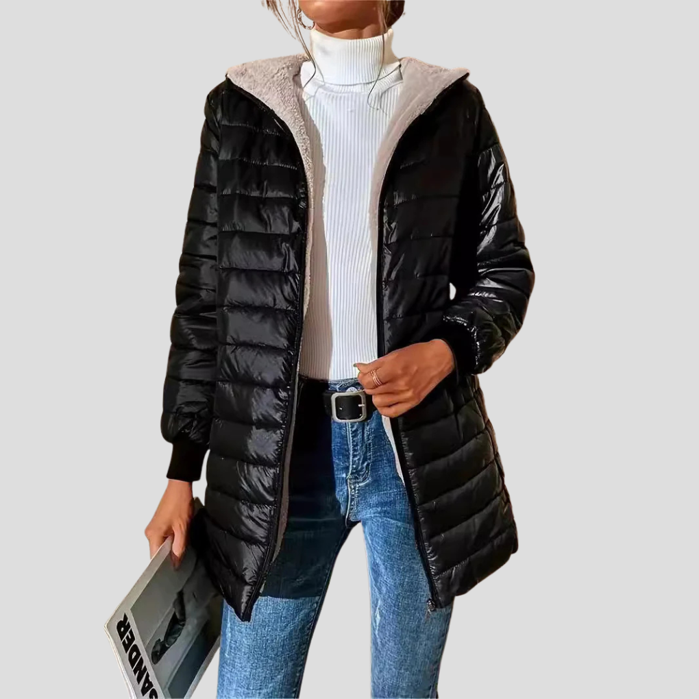 Damen Winterjacke Isoliert Kuschelig