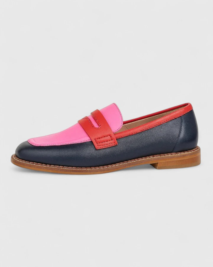Damen Loafers Klassisch Rundkappe