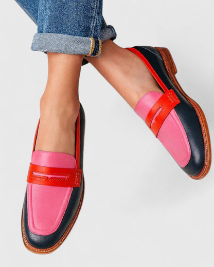 Damen Loafers Klassisch Rundkappe - Norvielle
