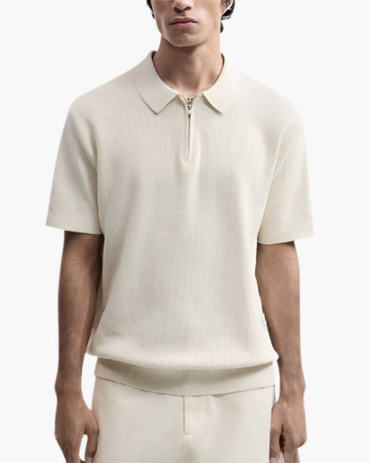 Brooks Herren Poloshirt Kurzarm Halbzipp - Norvielle