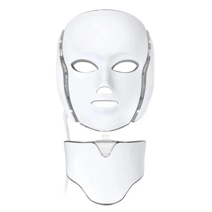 LED Gesichtsmaske 7 Farben Photon Lichttherapie für Gesicht und Hals