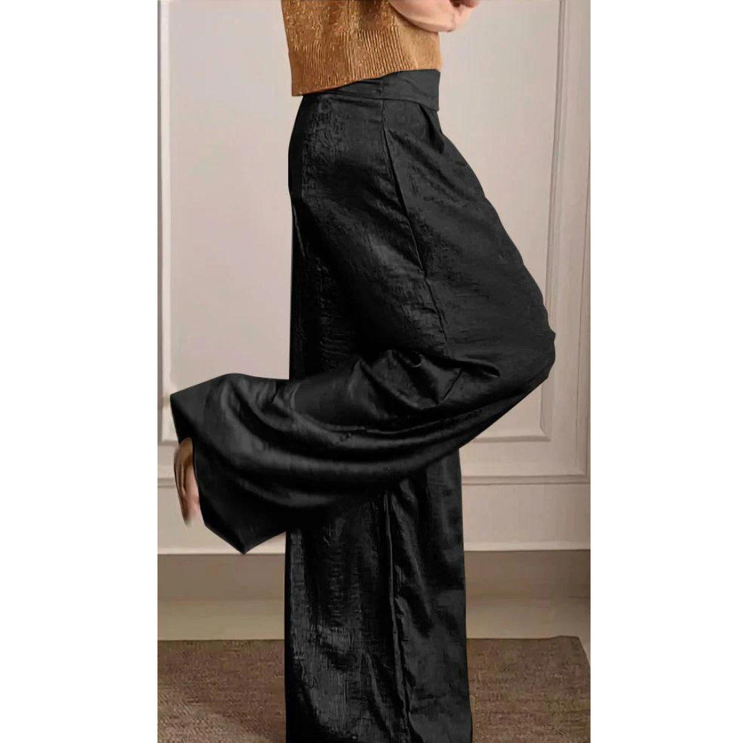 Damen Zweiteiler V-Ausschnitt Hose Set