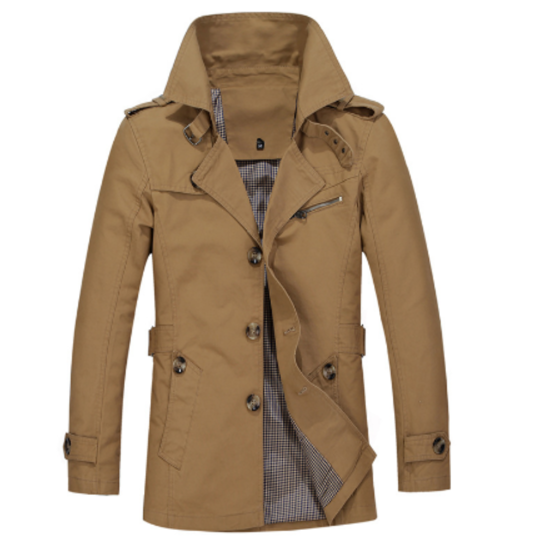 Herren Trenchcoat Elegantes Design