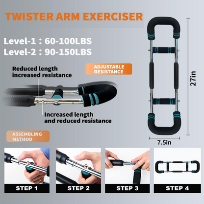 TwisterFlex Power Twister Widerstand Oberkörper Trainer