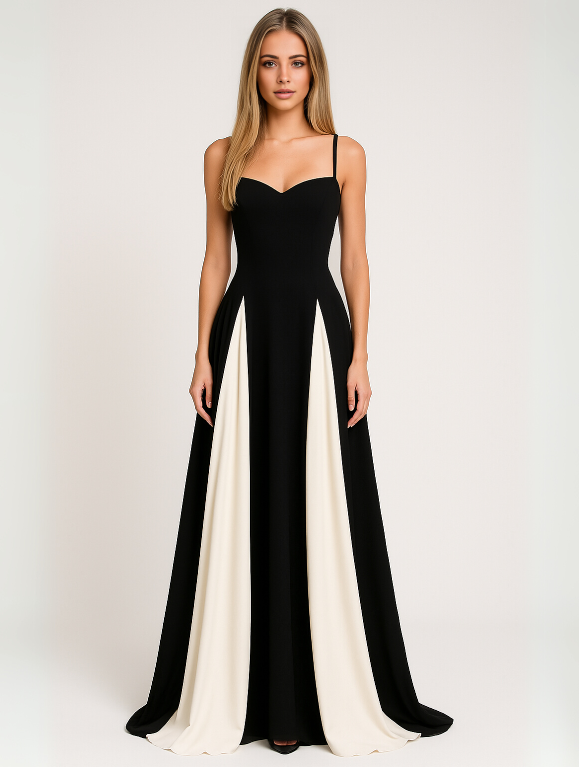 Jacqueline Damen Maxi-Kleid Hochzeitsgast Elegant - Norvielle