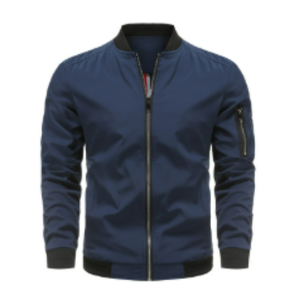 Herren Übergangsjacke Reißverschluss Standardform