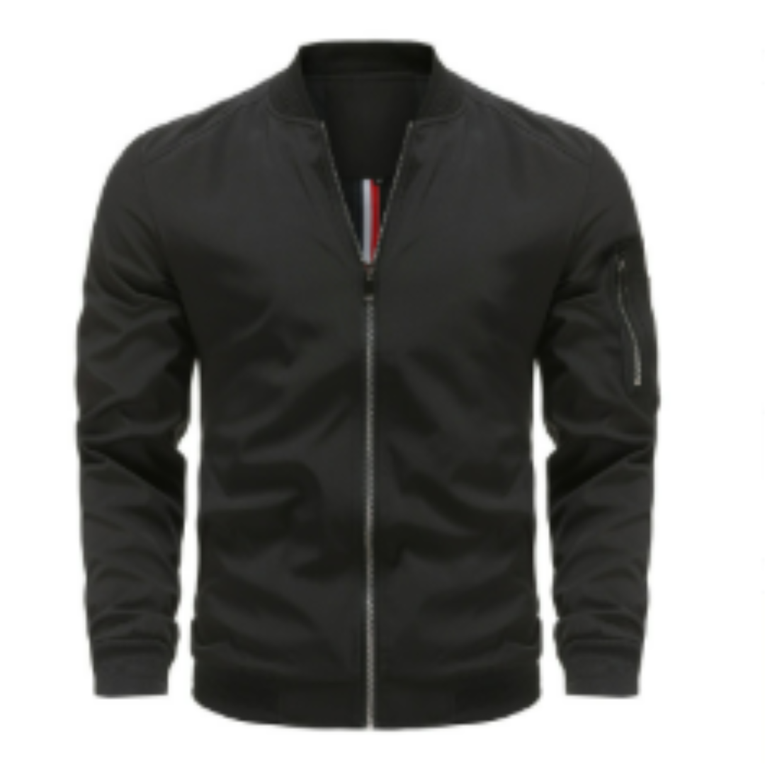 Herren Übergangsjacke Reißverschluss Standardform - Norvielle