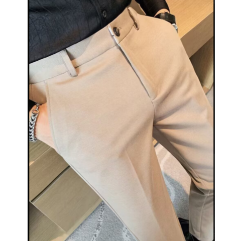 Herrenhose Schmale Passform Geradlinig
