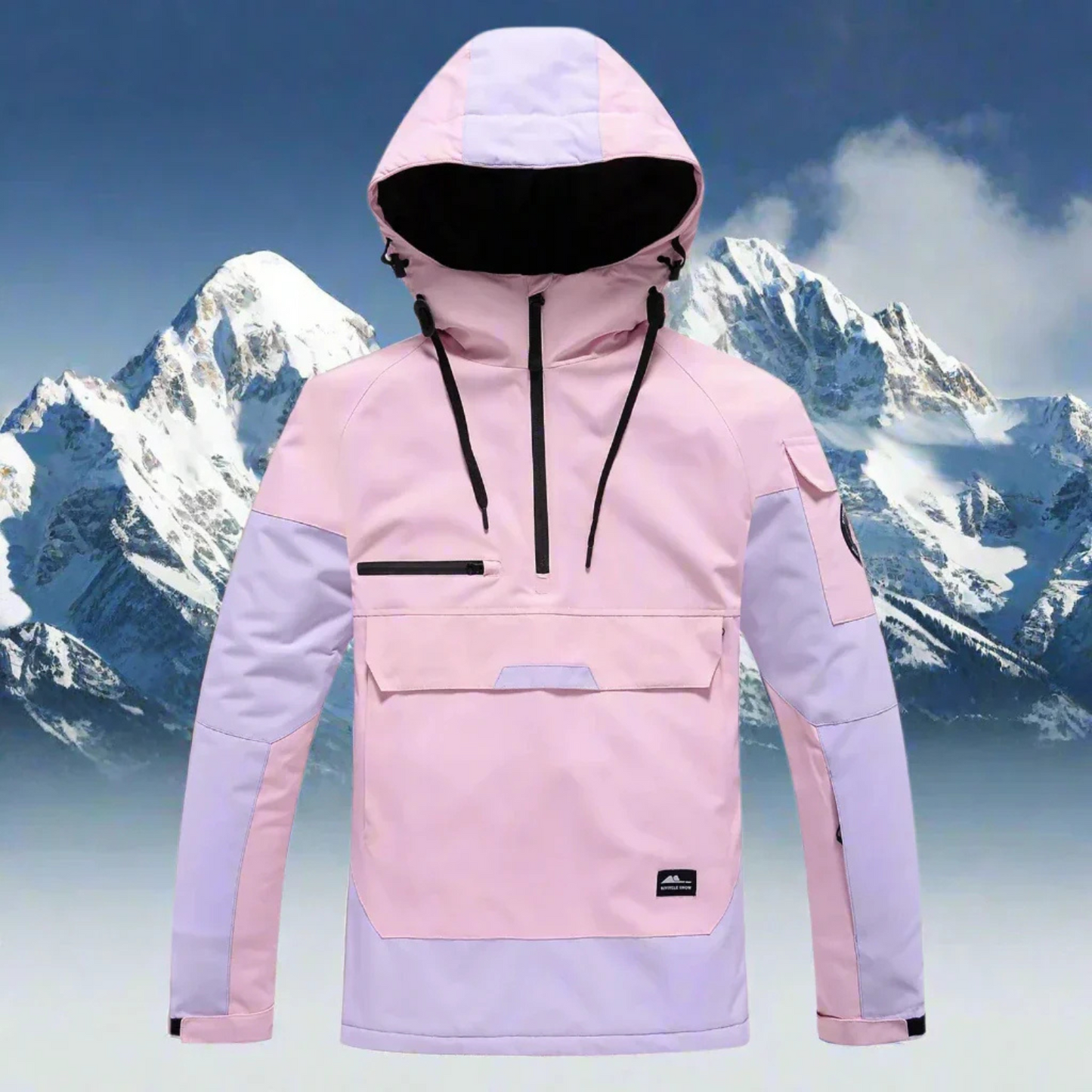 Snowboardjacke Mit Kapuze Schwarz - Norvielle