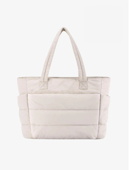 Gepolsterte Damenhandtasche Steppdesign Seitentaschen - Norvielle