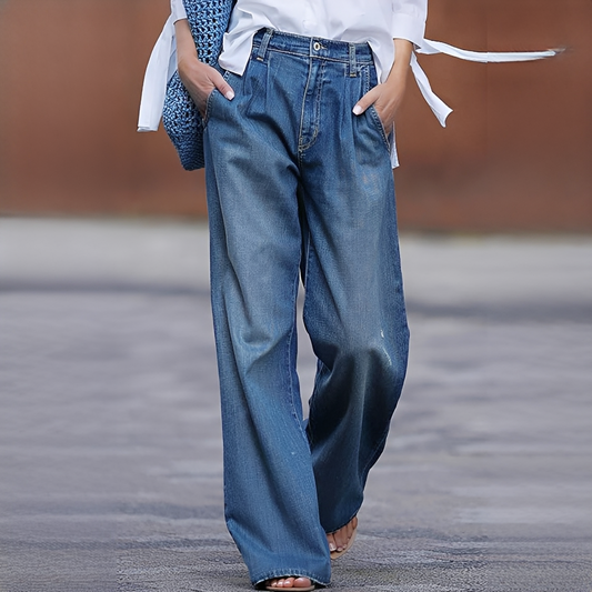 Elzza Damen Hose Leicht Lockere Bein - Norvielle