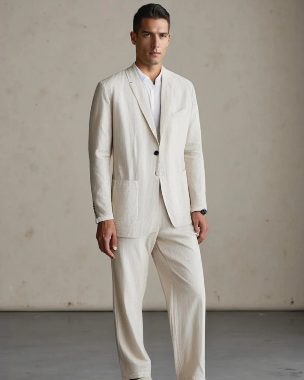 Elegantes Leinen-Tischset