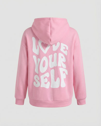 Damen Winterhoodie Streetwear Fleece
