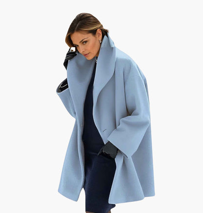 Damen Oversized Wintermantel Modern - Norvielle