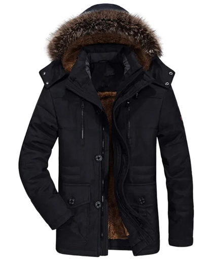 Damen Herren Baumwoll-Hoodie-Jacke Schwarz - Norvielle