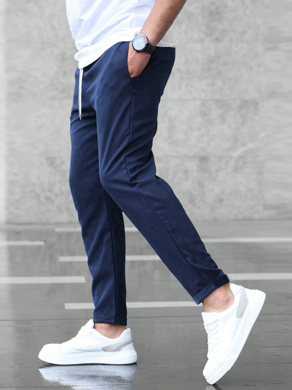 Atlden Herren Joggerhose Slim Fit Tunnelzug