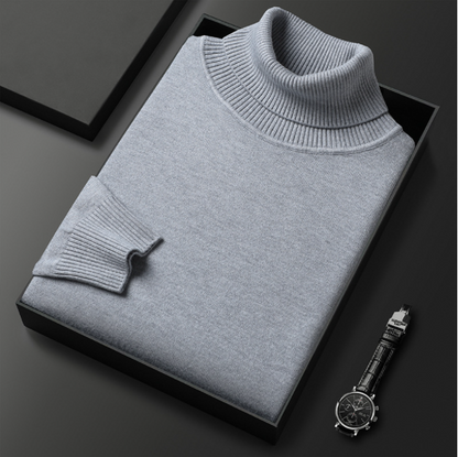Herren Rollkragenpullover Lässig Frühjahr