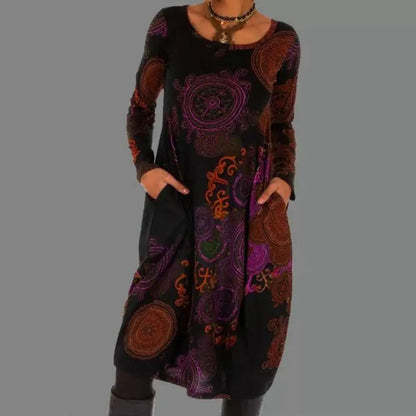 Norvielle Damen Boho-Kleid - Norvielle