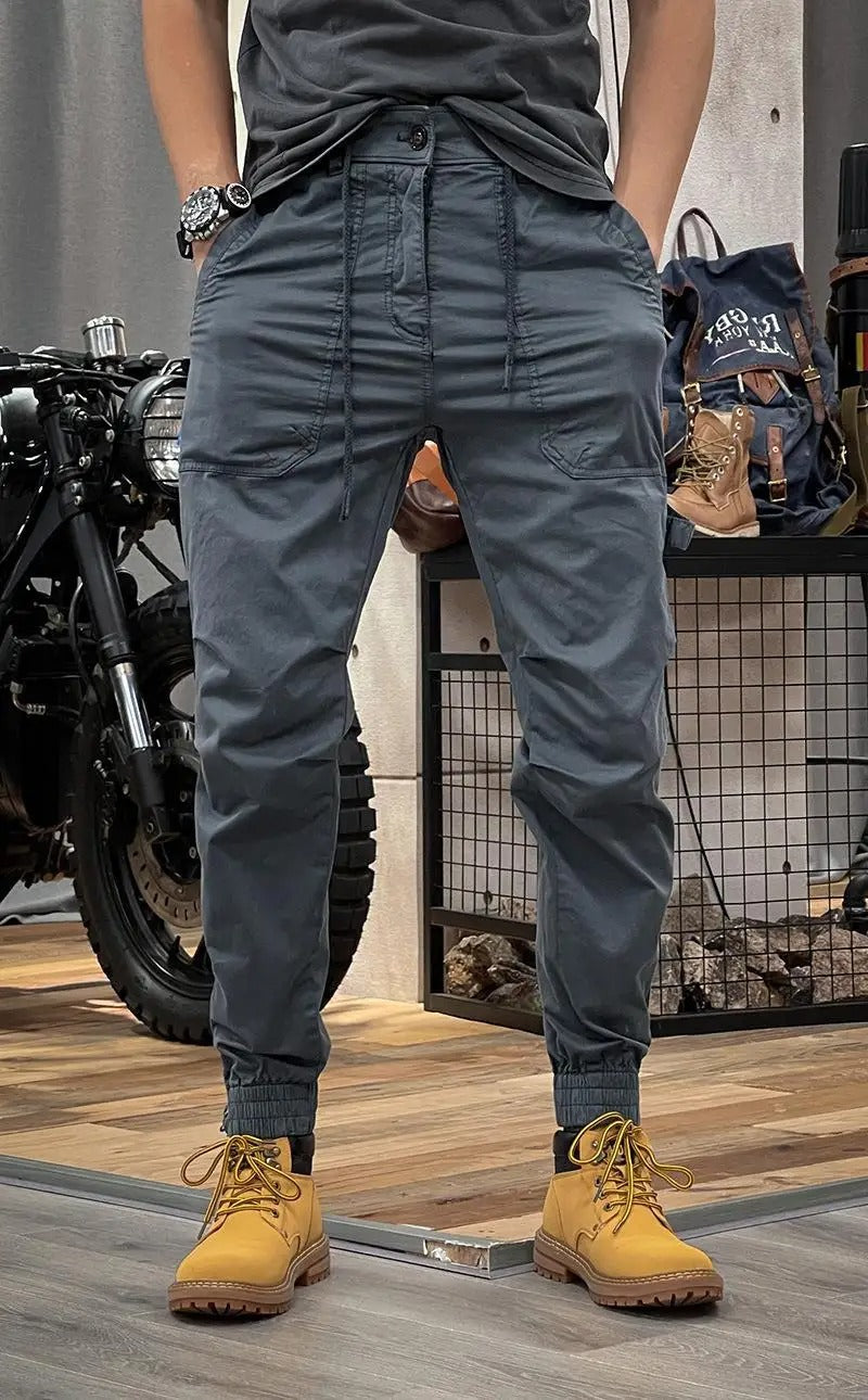 Norvielle Herren Cargo-Hose Stretchig mit Taschen