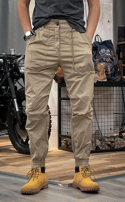 Norvielle Herren Cargo-Hose Stretchig mit Taschen