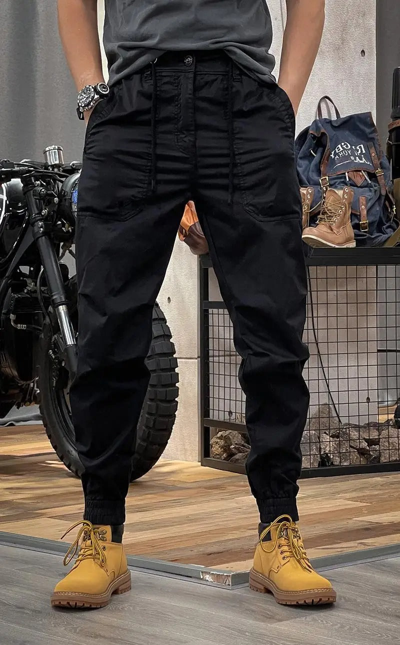 Norvielle Herren Cargo-Hose Stretchig mit Taschen