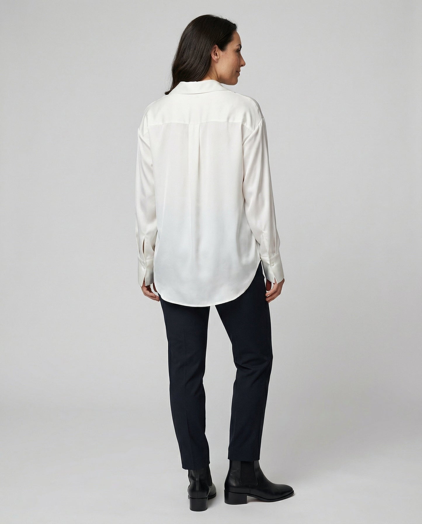 Damen Seidenbluse Elegantes Design