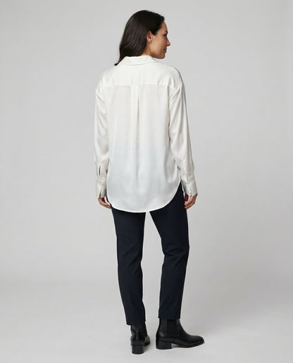 Damen Seidenbluse Elegantes Design