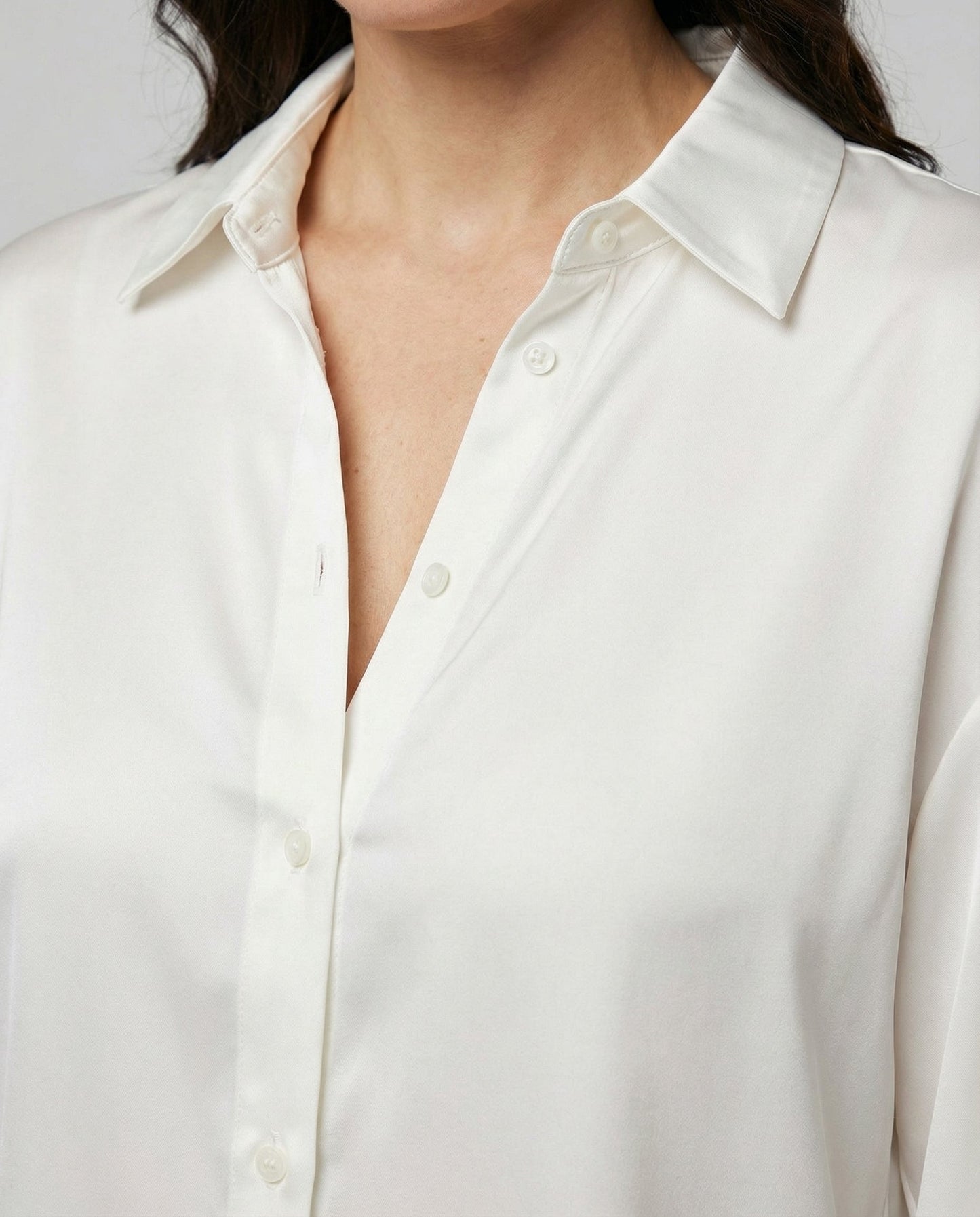 Damen Seidenbluse Elegantes Design