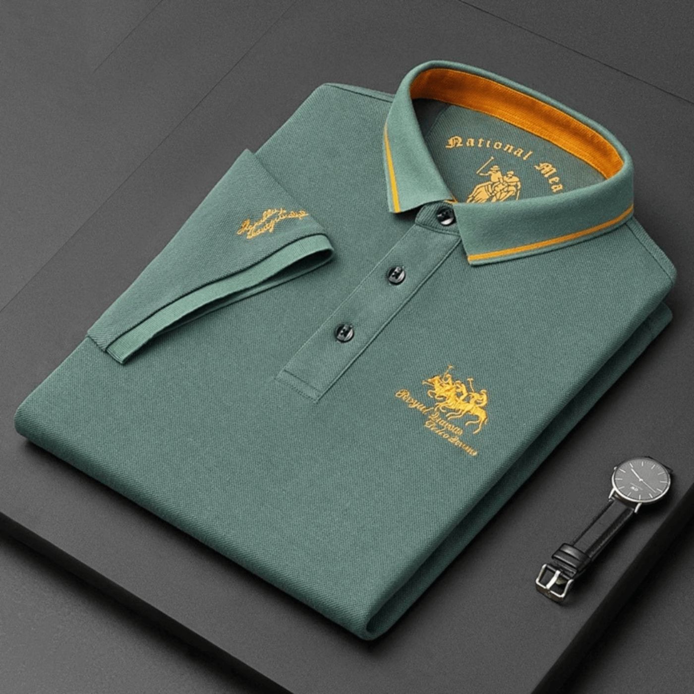 Herren Polo-Shirt Baumwolle Weiß