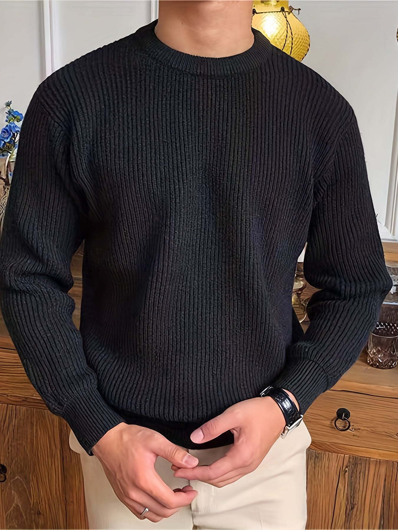 Norvielle Herren Pullover Bequem