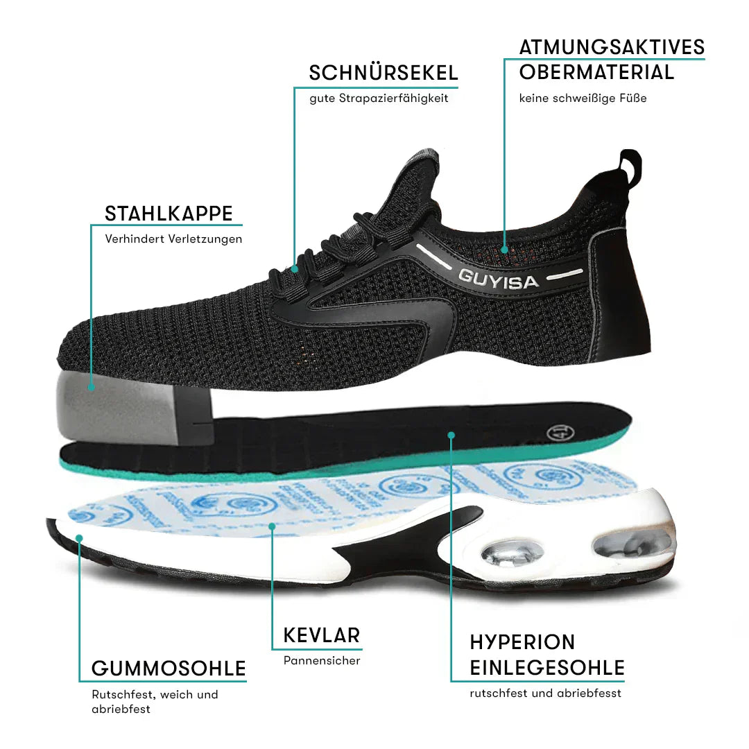 Orthostahl Ergonomischer Sicherheitsschuh Schmerzlindernd Zertifiziert
