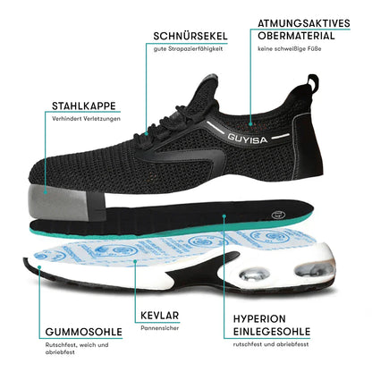 Orthostahl Ergonomischer Sicherheitsschuh Schmerzlindernd Zertifiziert