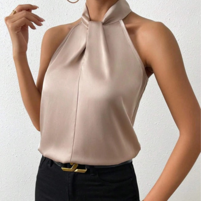 Damen Ärmelloses Party- Neckholder - Norvielle