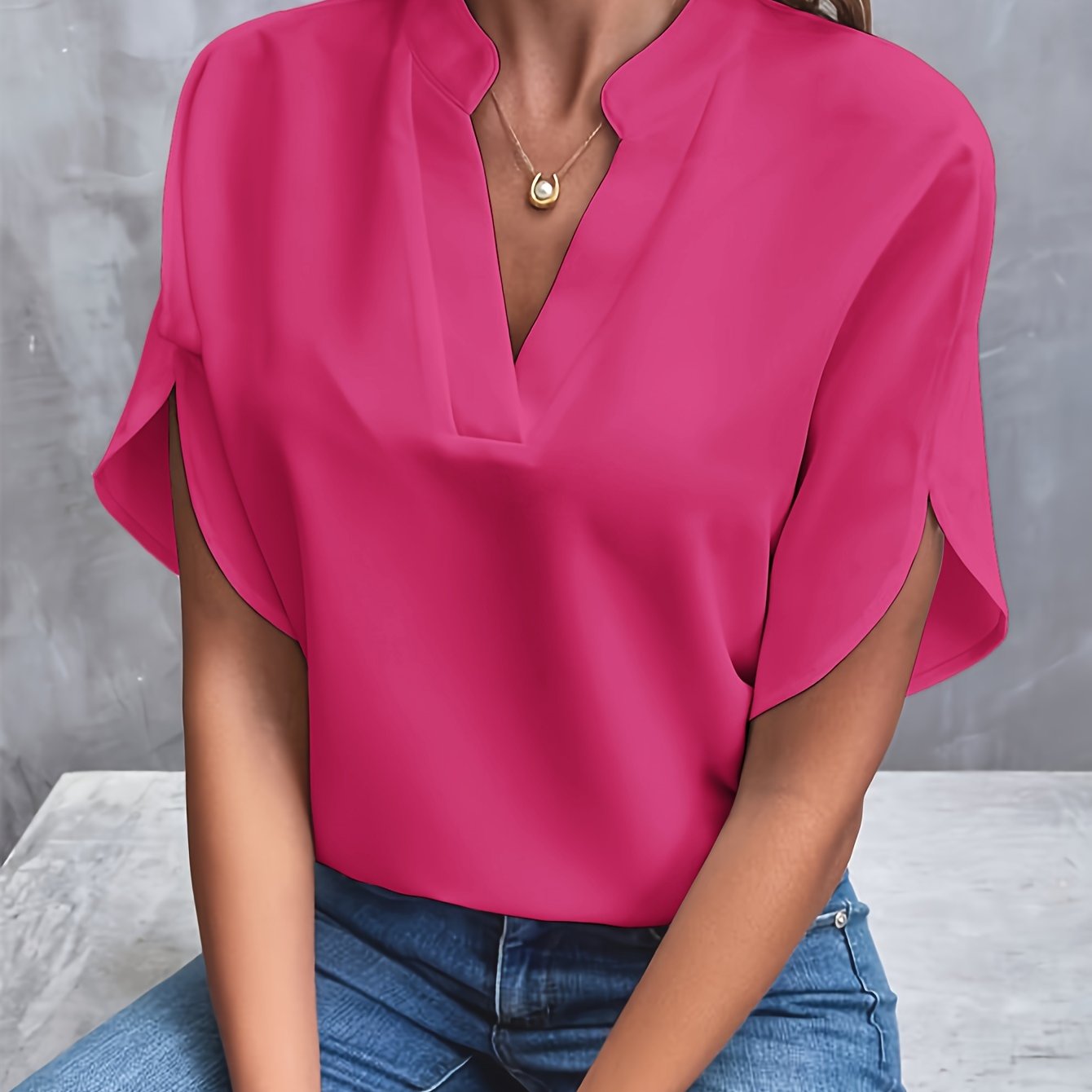 Damen Bluse Leicht Elegante Baumwolle Weiß