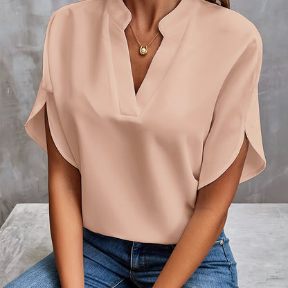Damen Bluse Leicht Stilvoll Mehrfarbig