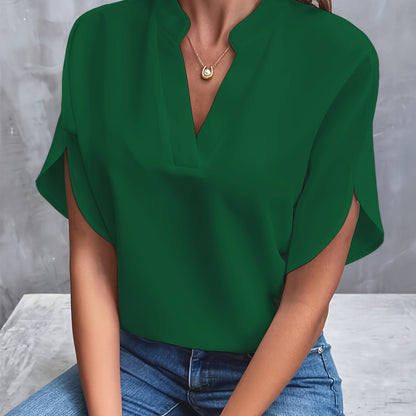 Damen Bluse Leicht Stilvoll Mehrfarbig