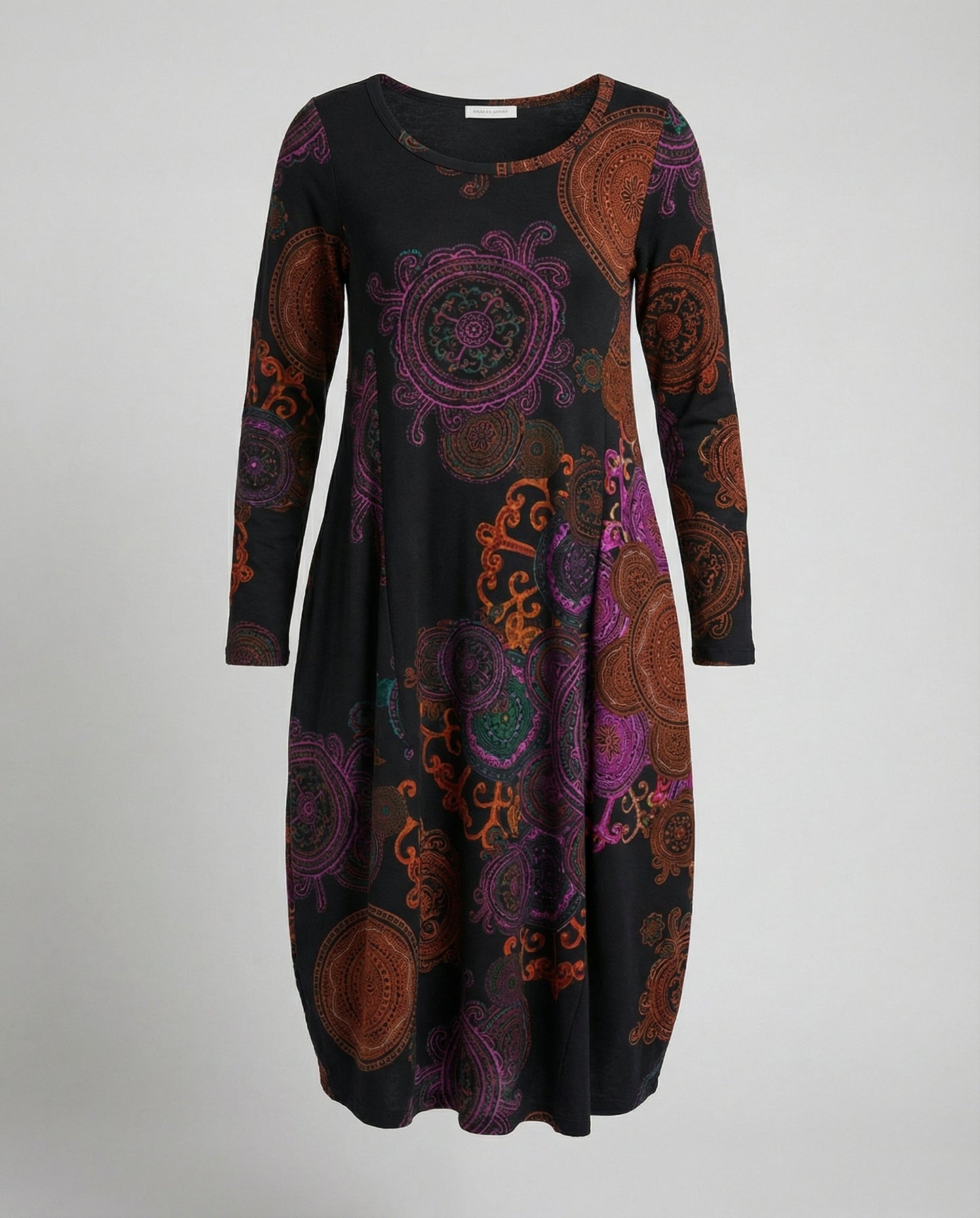 Norvielle Damen Boho-Kleid Lässig