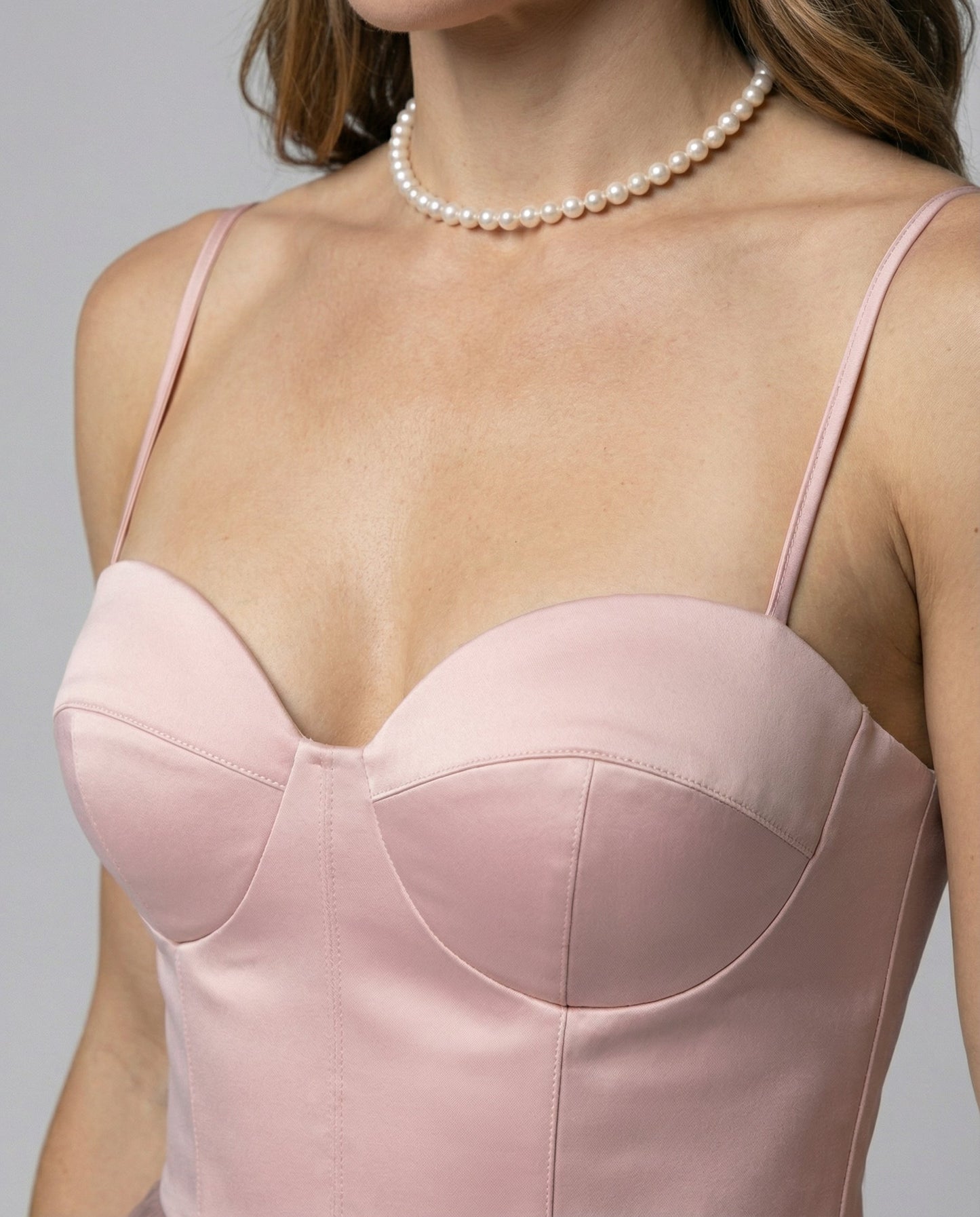 Damen Tüll Korsett Abendkleid