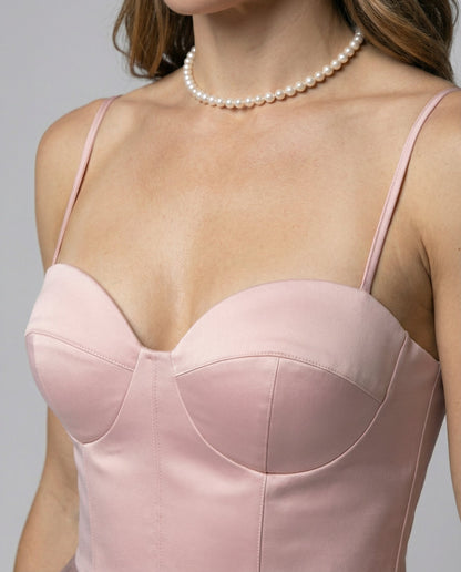 Damen Tüll Korsett Abendkleid